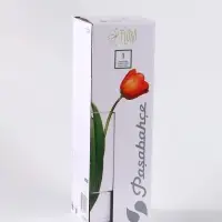 Ваза &laquo;Абстракция&raquo;, полоса, прямая, h=26 см, стекло, серо-чёрная