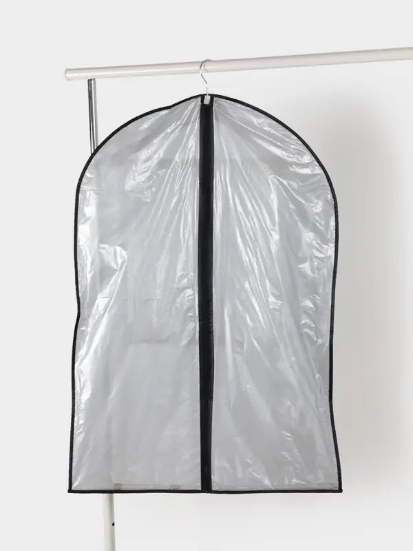 Чехол для одежды Доляна, 60&times;90 см, серый