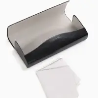 Футляр для очков, на магните, 15.5&times;3.3&times;6 см, чёрный