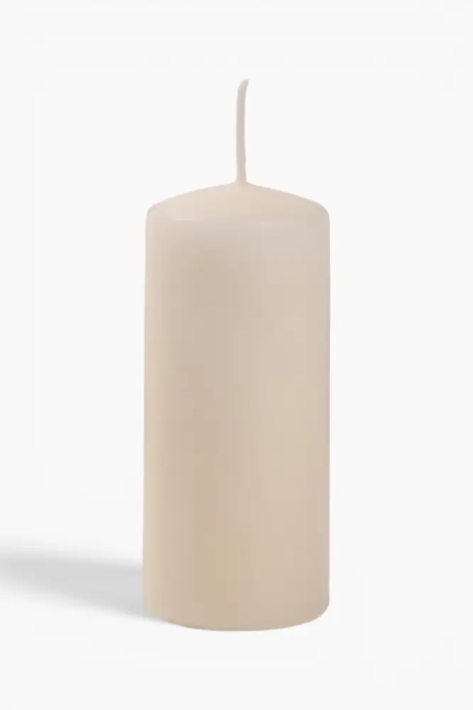 Свеча цилиндр, 4&times;9 см, 11 ч, 90 г, слоновая кость