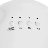 Лампа для маникюра Luazon LUF-17, UV/LED, 30 диодов, 48 Вт, таймер, USB, белая