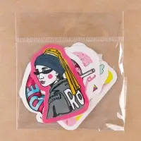 Наклейки-стикеры, набор,Girl power, 7 х 6 см, 10 шт