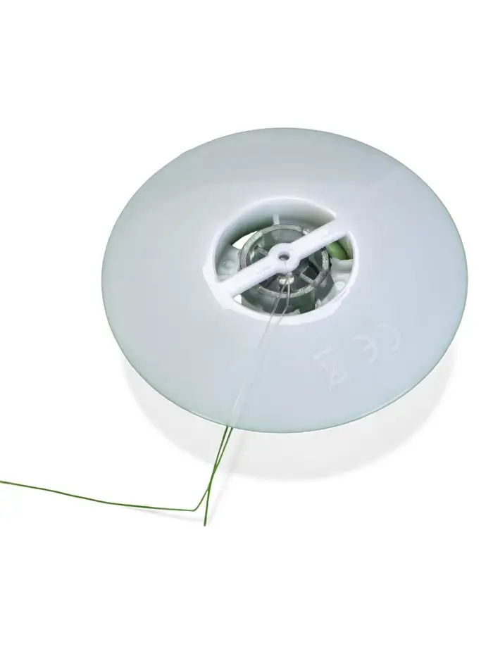 Садовый светильник для водоемов 28 х 28 х 9 см на солнечной бат-е "Лотос" фиол-ый N010