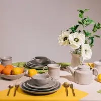 Салатник Magistro Potter, 830 мл, d=19.9 см, фарфор, светло-серый