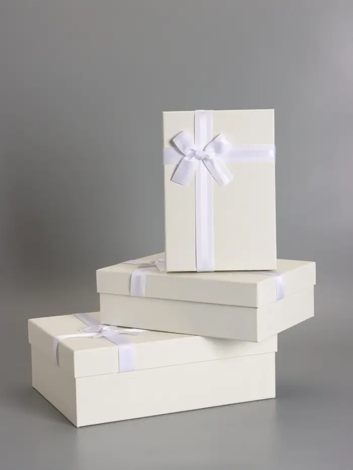 Наборок коробок 3 в 1 прямоугольные 33.5*25*11.5 29*21*9 24.5*17*6.5 см