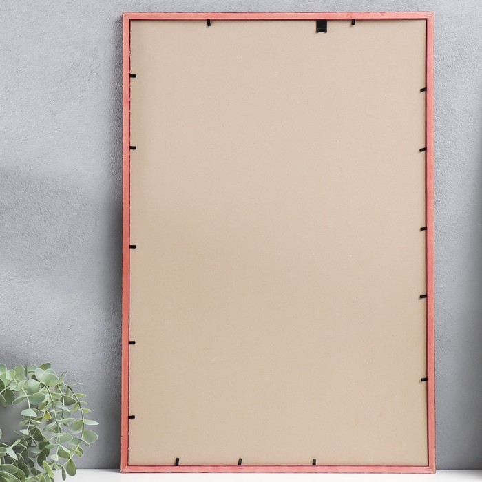 Фоторамка сосна с14 №1 вишня 40х60 см (пластиковый экран) Фоторамка сосна с14 №1 вишня 40х60 см (пластиковый экран)