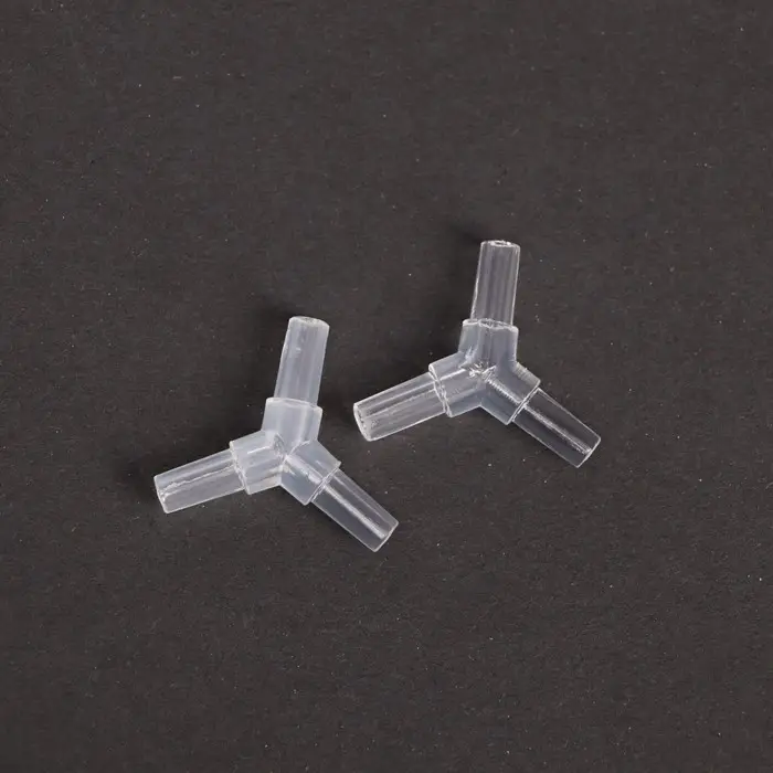 Набор соединителей для трубок, тройник, Ф4 мм, 2 шт Набор соединителей для трубок, тройник, Ф4 мм, 2 шт