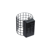 Груз-кормушка металлическая X-FEEDER ME CLASSIC M GRID, цвет Matt Black, 100 г, 35 мл