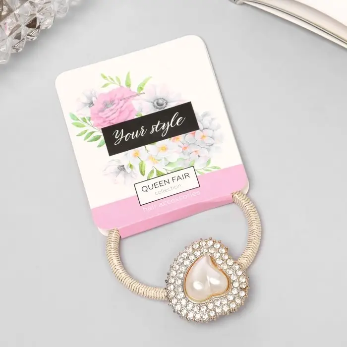 Резинка для волос Резинка для волос "Кейли" сердце, 5 см