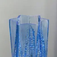 Ваза для цветов &laquo;Флоранс&raquo;, 25&times;11&times;9 см, стекло, голубая