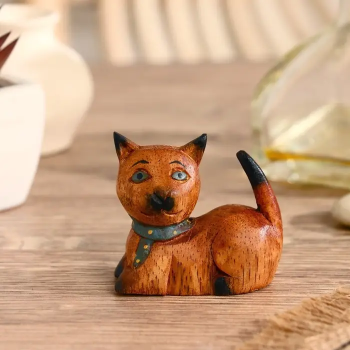 Сувенир дерево  Сувенир дерево "Кошечка" 5х5х2,5 см