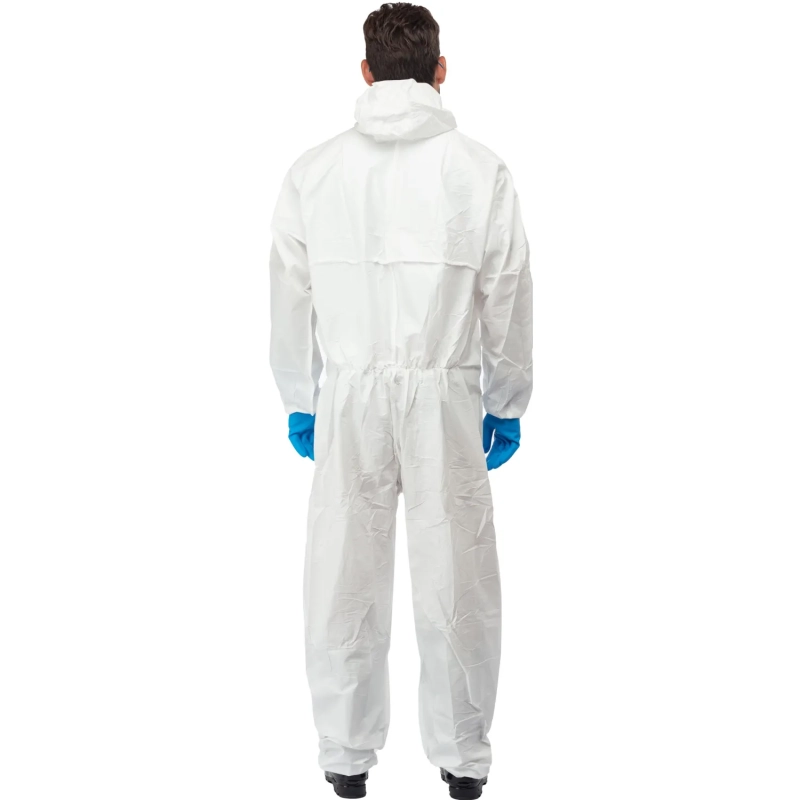 Комбинезон одноразовый защитн(65г/м2)с кап.JetaSafety JPC60 Elementбел рXXL