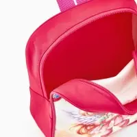 Рюкзак детский 20,5*9*24, отд на молнии. девочка ярко-розовый