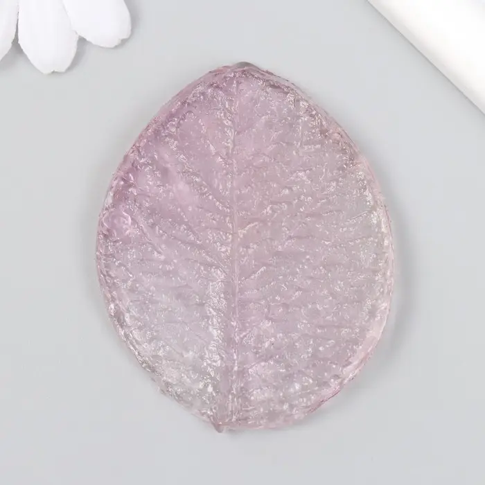 Молд акриловый "Лист гортензии" 6,5х5 см  МИКС