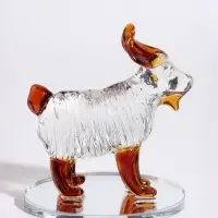 Фигурка стеклянная &laquo;Козлик на зеркале&raquo;, 6.2 см