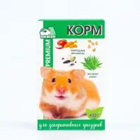 Корм &laquo;Пижон Премиум&raquo; для декоративных грызунов, 400 г