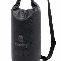 Гермомешок туристический maclay, 20 л, с лямкой, чёрный