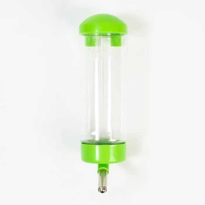 Поилка для клетки, 500 мл, 9 х 6,5 х 23 см, зелёная Поилка для клетки, 500 мл, 9 х 6,5 х 23 см, зелёная