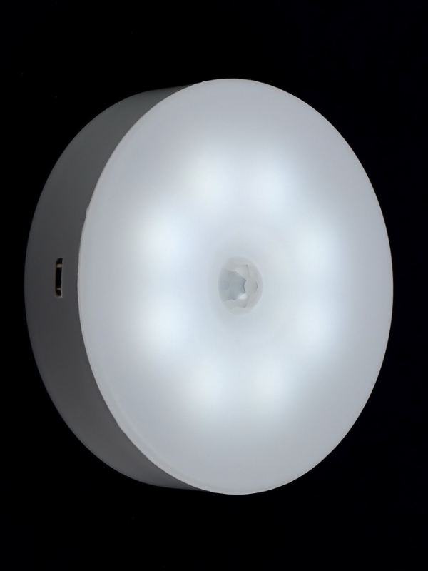 Светильник мебельный светодиодный с датчиком движения, 8LED, 2Вт, от аккум. батареи., 6500К 106984 Светильник мебельный светодиодный с датчиком движения, 8LED, 2Вт, от аккум. батареи., 6500К 106984