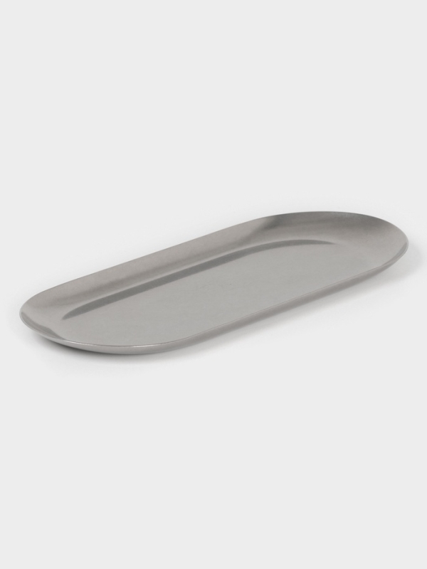 Тарелка овальная 26,2х11х1,5см, 201 сталь