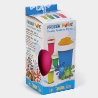 Стакан для мороженого, слаш стакан Доляна &laquo;Мэджик&raquo;, 21&times;11&times;11 см, силикон, розовый