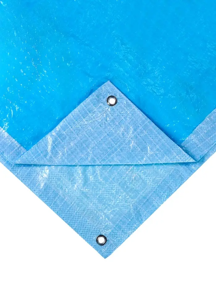 Тент защитный  75г/м2, УФ, 4х8м, тарпаулин, синий