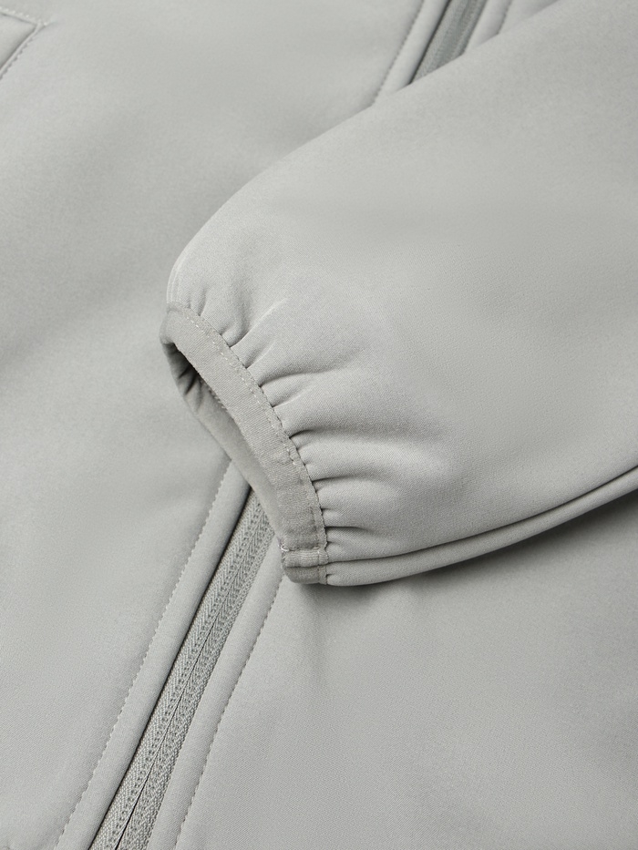 Ветровка демисезонная для мальчиков MINAKU из Softshell на флисе, непромокаемая, серый, рост 104 см