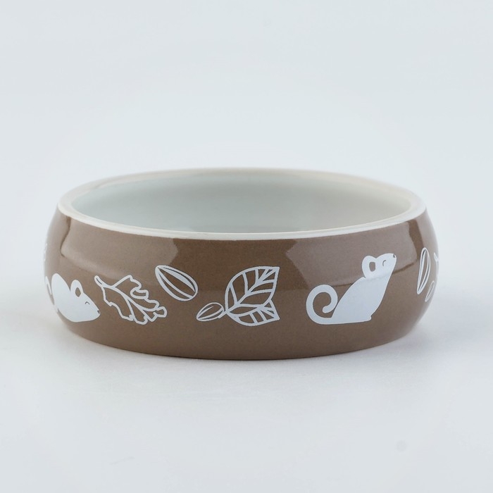 Миска керамическая «Вкусняшки», 80 мл, для грызунов Миска керамическая «Вкусняшки», 80 мл, для грызунов