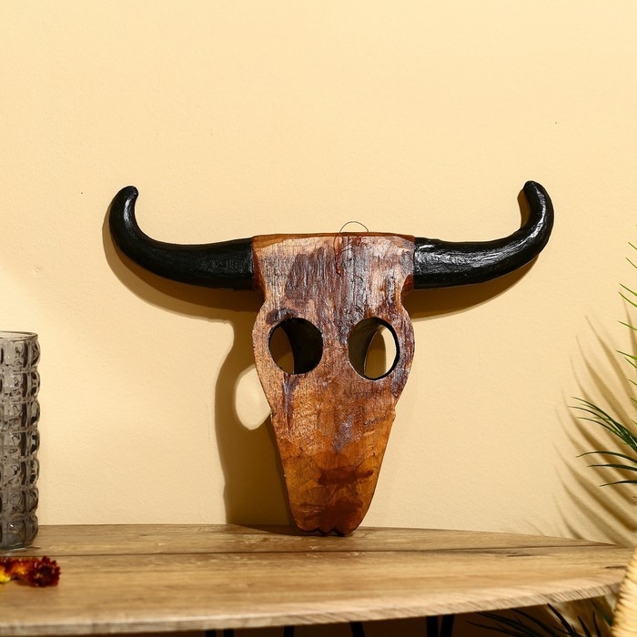 Маска «Буйвол», 35×26×6 см, албезия