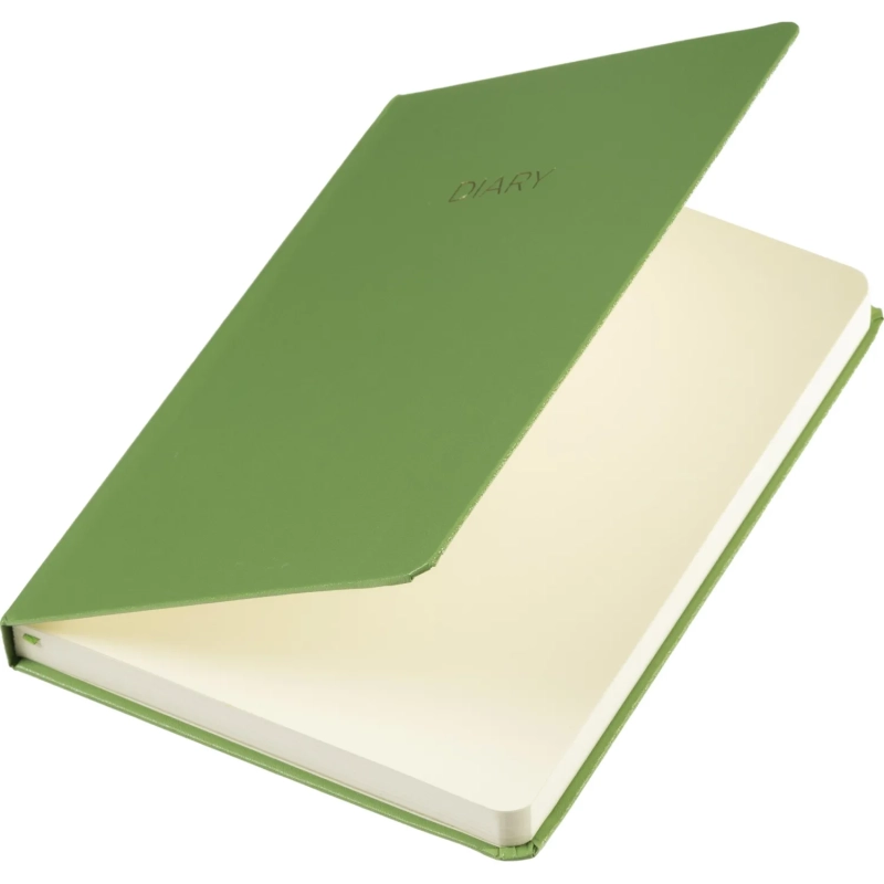 Ежедневник недатированный зеленый, А5 136 л., Dairy, ATTACHE