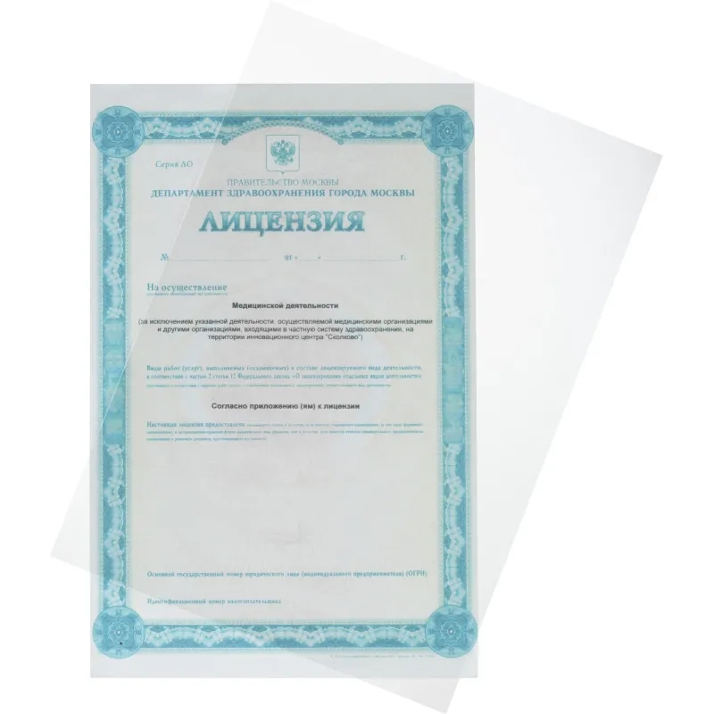 Обложки для переплета пластиковые ProMega office матовые,300 мкм,100 шт/уп