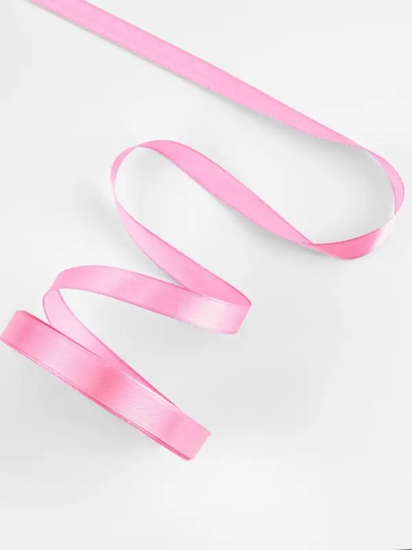 Лента атласная, 12 мм, 23&plusmn;1 м, нежно-розовая №147