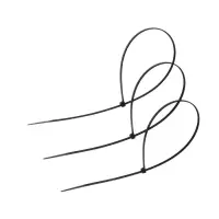 Хомут нейлоновый для стяжки, ТУНДРА, 3.6&times;400 мм, черный, 100 шт.