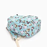 Рюкзак школьный &laquo;Собаки&raquo;, с пеналом, 29&times;12&times;41 см, голубой