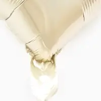 Воздушные шары фольгированные 17" "Сердце" цвет молочный сатин, набор 5 штук