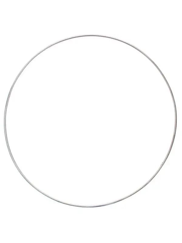 Обруч для художественной гимнастики, d=110 см, цвет серебристый