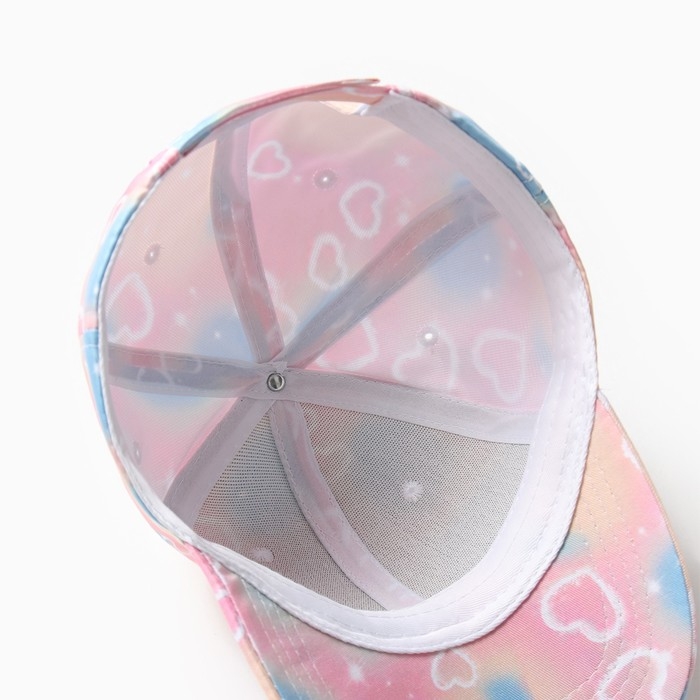 Кепка для девочек MINAKU Кепка для девочек MINAKU "Сердечки", р-р 52