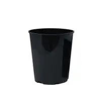Горшок для рассады, для роз, 2 л, d = 14 см, h = 18 см, пластик, чёрный, Greengo