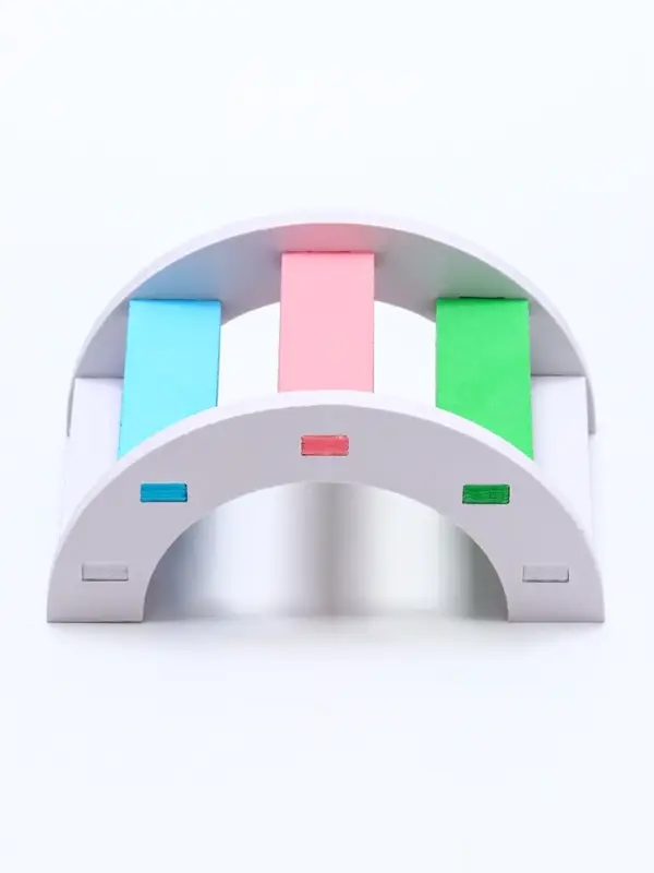 Лесенка для грызунов с цветными ступеньками, белый Лесенка для грызунов с цветными ступеньками, белый