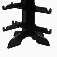 Подставка под очки 5 мест, 16&times;14.5&times;31 см, чёрная