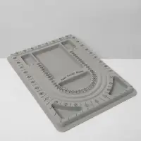 Подставка универсальная для украшений &laquo;QF. Трафарет&raquo;, 24&times;32.5&times;1.5 см, серая