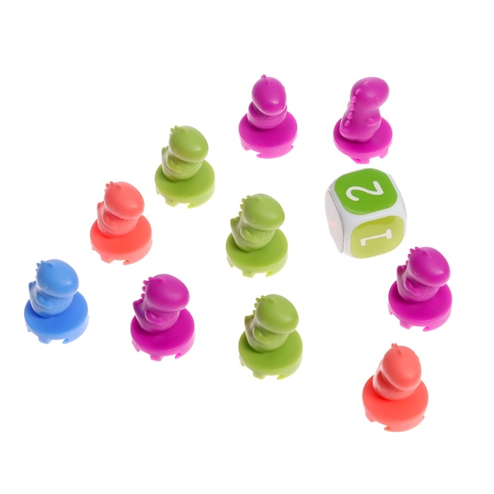 Настольная игра ходилка «Диногонки», 2-4 игрока, 4+ Настольная игра ходилка «Диногонки», 2-4 игрока, 4+