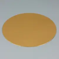 Подложка для торта, кондитерская, 26 см, золото-серебро,0.8 мм