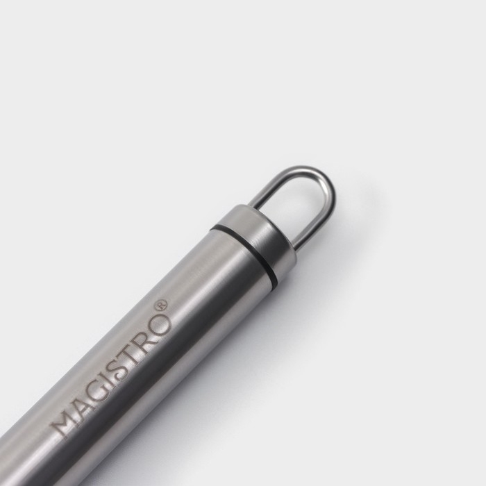 Нож для пиццы и теста Magistro Solid, 20,5 см, d=6,5 см, цвет хромированный Нож для пиццы и теста Magistro Solid, 20,5 см, d=6,5 см, цвет хромированный