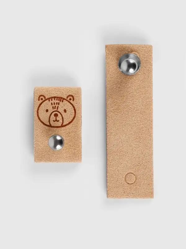 Набор бирок с кнопкой &laquo;Детский&raquo;, 5&times;1.5 см, 10 шт., разноцветный