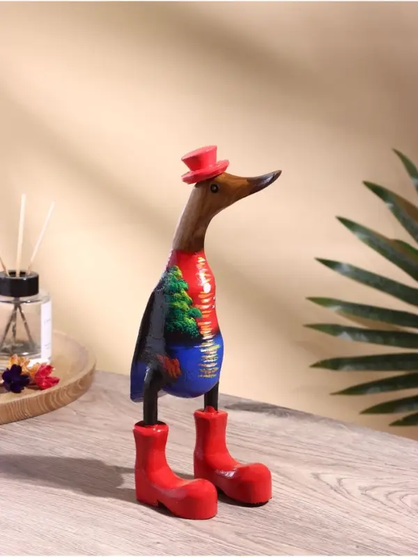 Сувенир &laquo;Утка с пейзажем&raquo;, 13&times;9&times;27 см, дерево