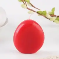 Свеча-яйцо с картинкой &laquo;Венок&raquo;, 5.5 х 6 см