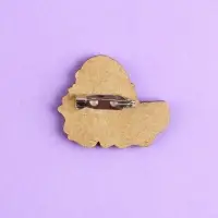 Значок деревянный «Wednesday», 3,5 х 3,6 см