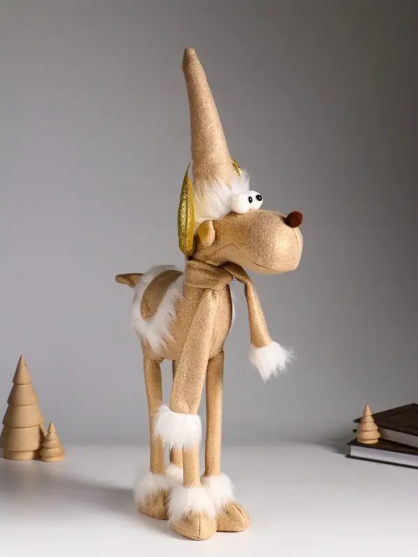 Кукла интерьерная "Лось - золотые рога" 22х12х48 см