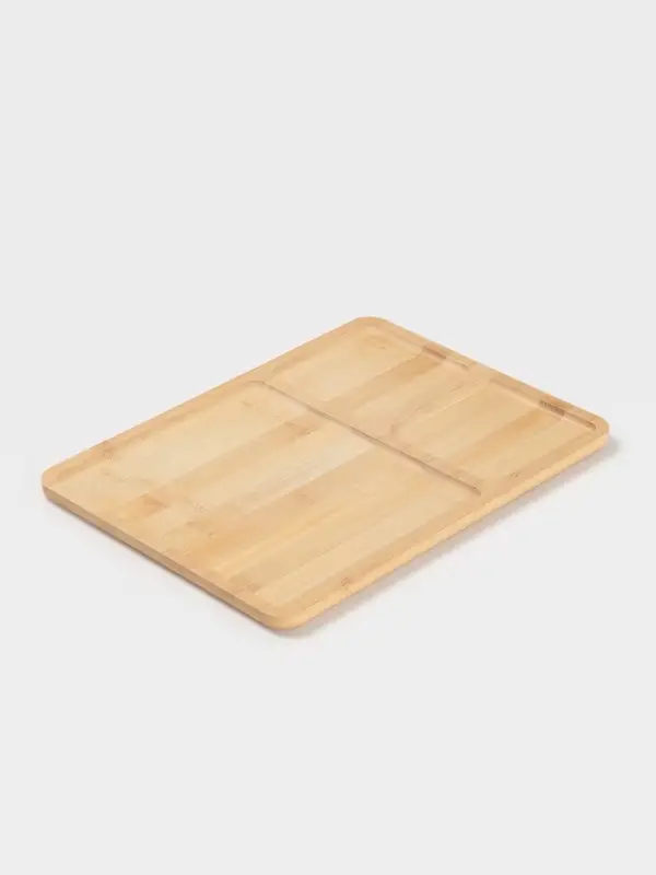 Менажница Доляна Striata, 3 секции, 32&times;23.5&times;1.2 см, бамбук